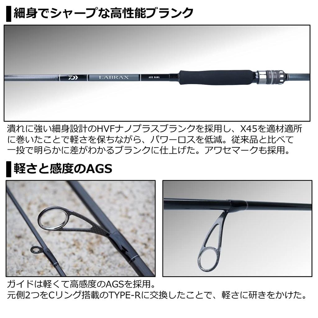 DAIWA Rod 21 Labrax AGS 96M