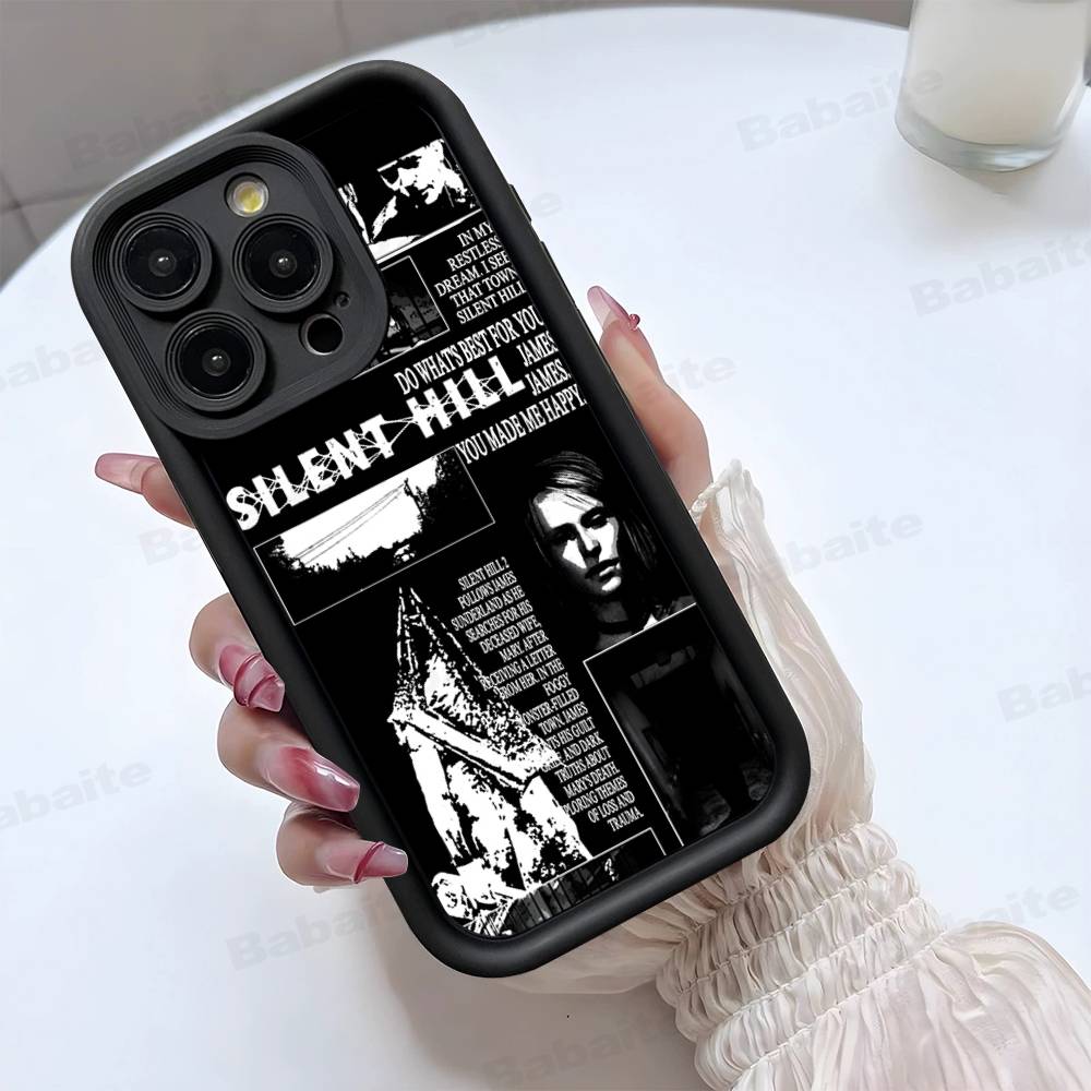 Игры ужасов S-Silent H-Hill Силиконовый чехол для телефона Для IPhone 17 Pro Max 16 15 14 13 12 11 Plus 17 Air