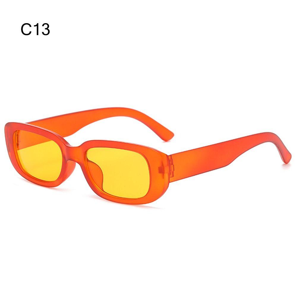 Защита UV400 Y2K солнцезащитные очки конфетного цвета водительские очки прямоугольные солнцезащитные очки для женщин и мужчин