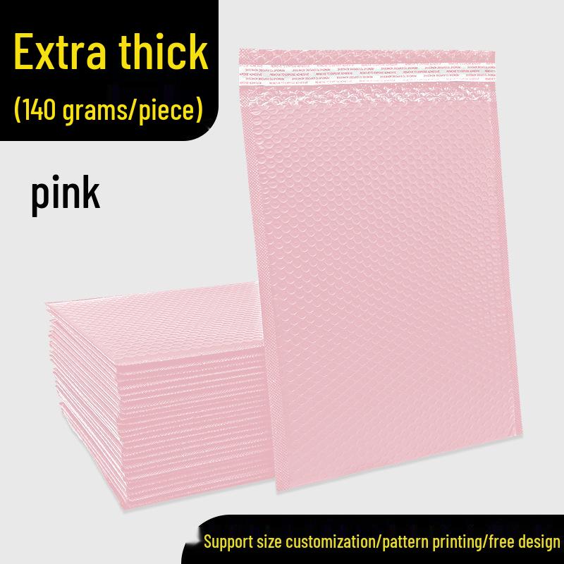 Черный матовый пакет из пузырчатой пленки для одежды, продуктов питания, пенопластовой упаковки и экспресс-доставки