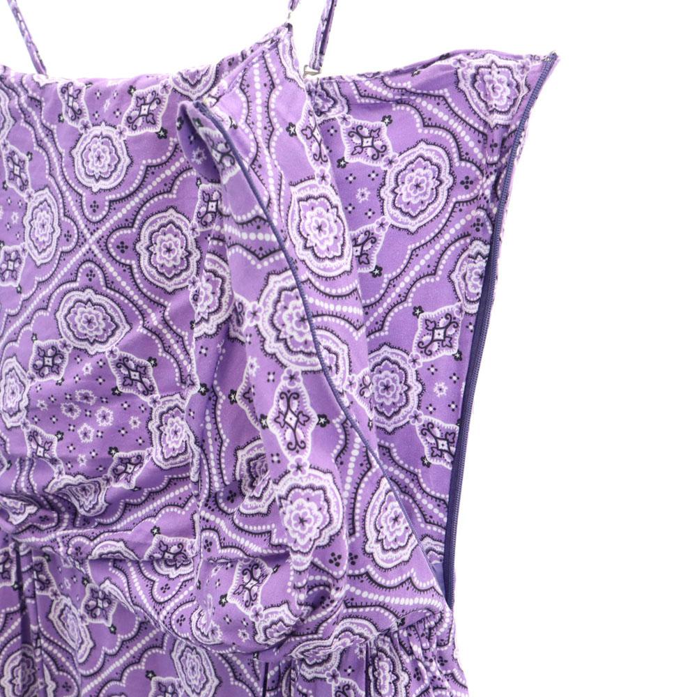Unused Reyn Spooner Paisley Pattern Aloha Cami One Piece Purple Tagged Women Used