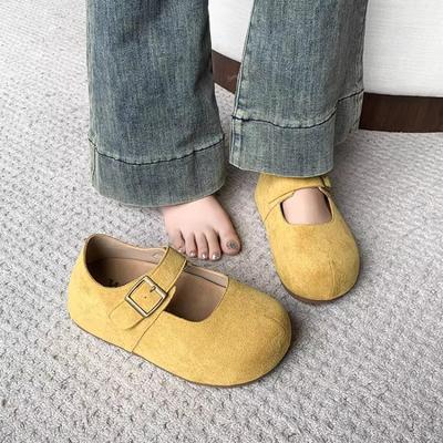 Маффины на толстой подошве, уродливые милые туфли Мэри Джейн, женская мода, нескользящие, ретро, универсальные, плоские, повседневные туфли