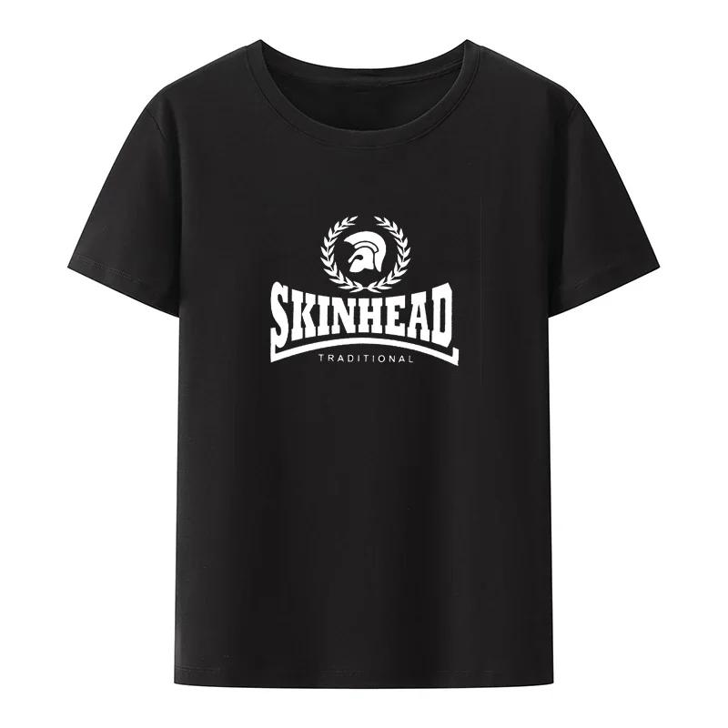 Забавная футболка Skinhead A Way of Life для мужчин и женщин с коротким рукавом, хипстерские графические футболки, модные хип-хоп-топы, мужская одежда