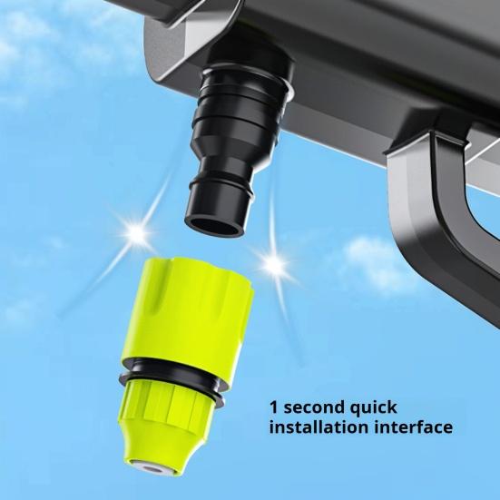 Аккумуляторная мойка высокого давления с насадкой 6-в-1, индикатором мощности, беспроводной электрический очиститель, портативная, универсальная, для автомобиля