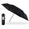 Зонт Moonbat 3 секунды urawaza с защитой от ультрафиолета для солнца и дождя складной зонт 55 см простой 30244 черный (ураваза) 100%