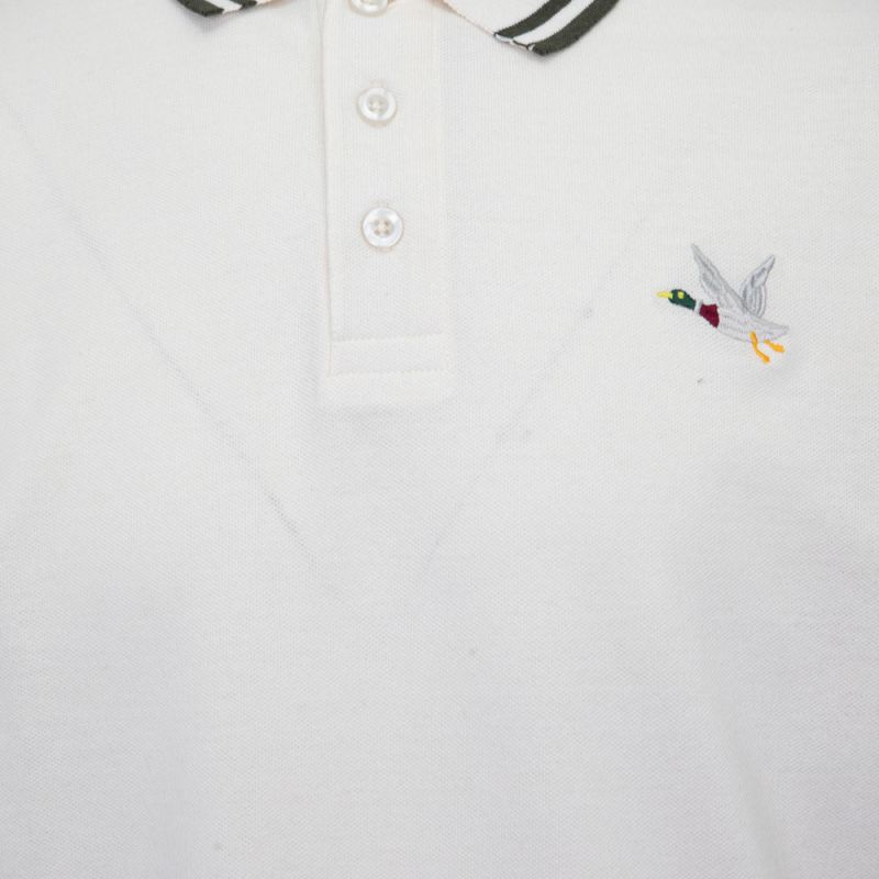 Men's Sherman Polo Shirt with Short Sleeves and Trimmed Collar CHEVIGNON