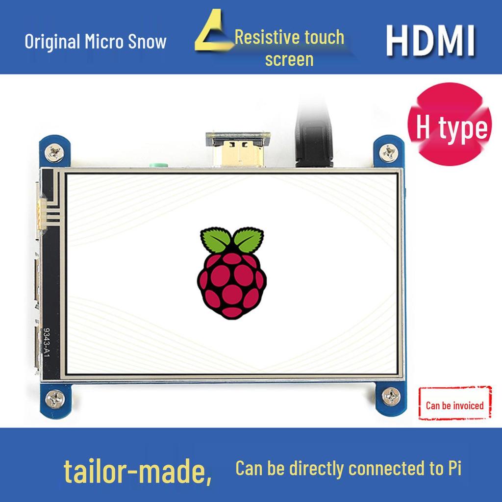 Weixue 4" Resistive Touchscreen, 480×800 IPS, High Compatibility for Raspberry Pi & PC