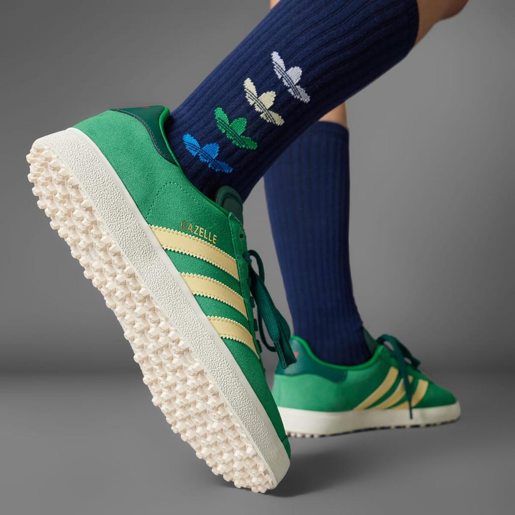 adidas Gazelle Spikeless Golf IH2268 Unisex Originals Sneakers Green / Almost Yellow / Collegiate Green