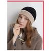 Women S Warm Fleece Lined Ear Protection Knit Beanie Hat For Autumn Winter