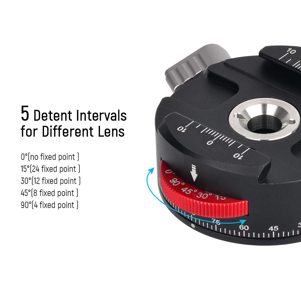 Панорамный штатив с шаровой головкой PAN-60H и индексирующим поворотным устройством, зажим типа AS