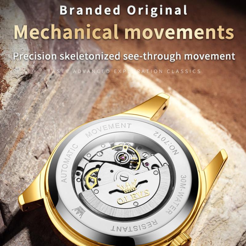 New Top Men's Watch Inlaid Dial Business Fully Automatic Mechanical Watch Men's Watch