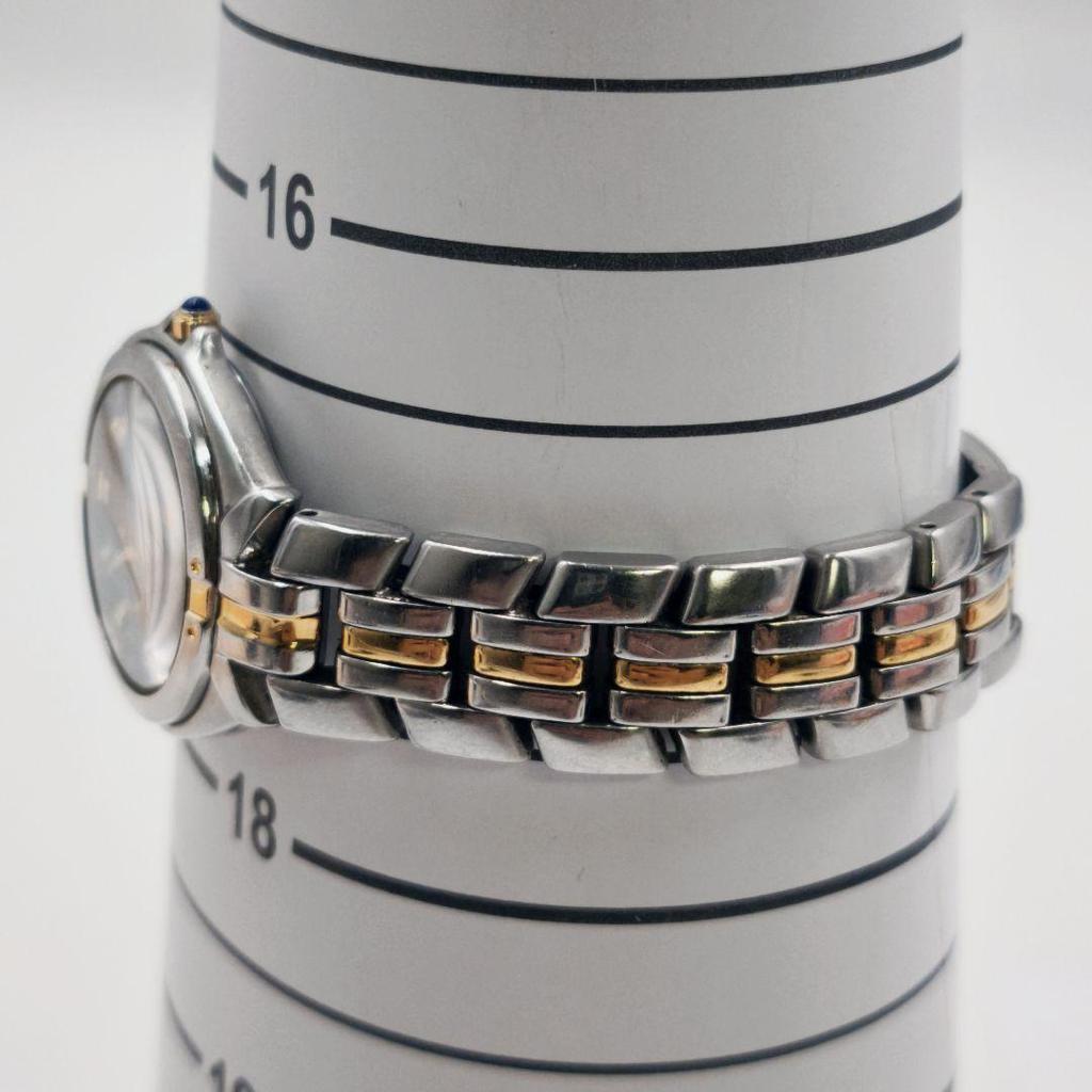 [Б/У] Рабочие часы Seiko Exceline, комбинированные, на батарейке, оригинальный ремешок