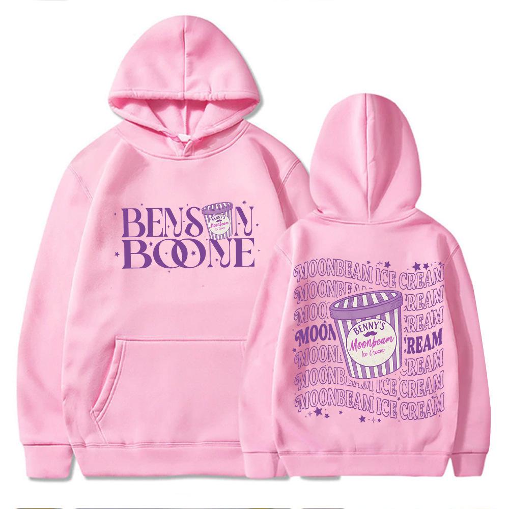Benson Boone 2025 Tour Hoodie - Moonbeam Ice Cream Edition