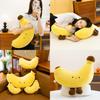 Fruitshaped Plush Banana Cushion With Short Pile Fabric Kids Bedroom Decor