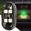 Flashing LED Lights 6 Pieces Cordless Drone Lamp Remote Control 8-Color Anti Collision LED For Dirtbike Trailer Stroller