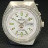 AUTOMATIC VINTAGE RICOH R31 JAPAN MENS WHITE COLOR DIAL WATCH A701933-5 R207-a701933