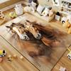 Horse Carpet for Living Room Game Rugs Soft Floor Cartoon Rugs Bathroom Rug Mat Yoga Mat Home Decor Rugs for Bedroom