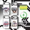 Чехол для телефона с флагом США Чехол для телефона для iPhone 17, 16, 15, 14, 13, 12, 11 Plus, Pro Max Магнитный для Magsafe Беспроводная зарядка