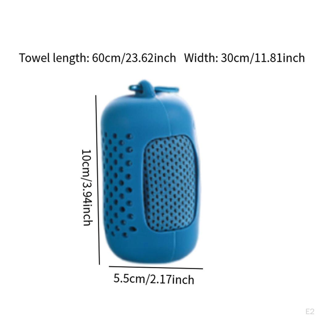 Полотенце спортивное легкое быстросохнущее тренировочное полотенце с чехлом для хранения льда для времени работы