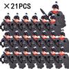 21PCS Medieval Military Soldiers Army Figures Armor Guard Warriors Archer Knights  Building Blocks Bricks Toys for Kid Gifts
