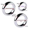 6 Size Metal Cock Ring Sex-Toys For Men Penis Bondage Lock Delay Ejaculation Penis Rings Weight Cockring Sex Toys For Adults 18
