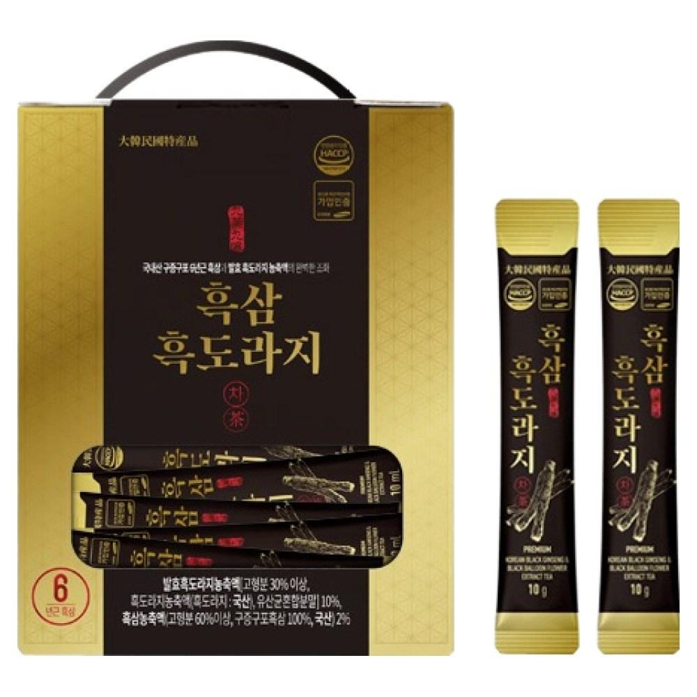 Daedong Goryeo Женьшень Черный Женьшень Черный Корень Колокольчика Чай 1 шт. (100 порций)