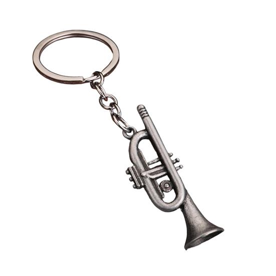 Yousheng Musician Keychain Pendant Decorative 3D Design Bag Hanging Pendant Miniature Instrument Shape Key Holder Bag Charm