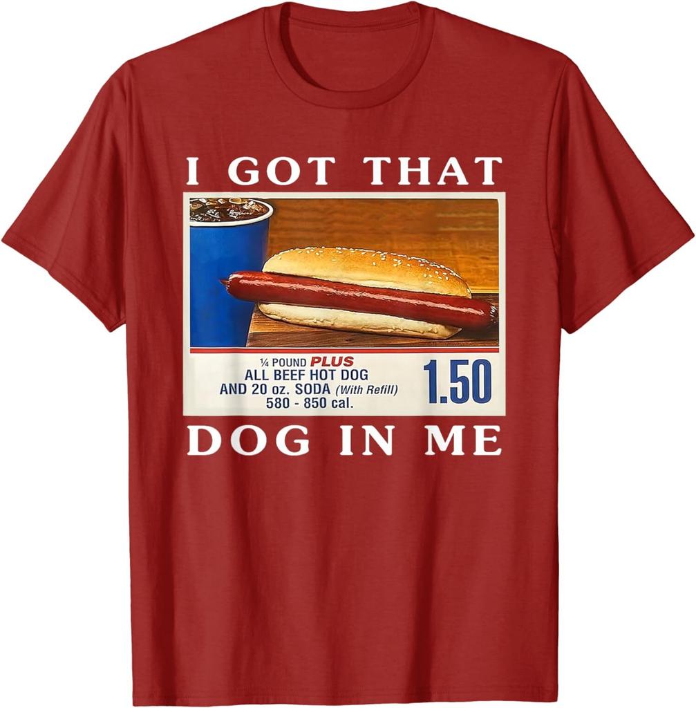 I Got That Dog In Me, Funny Fun Hot Dogs Combo Unisex T-Shirt