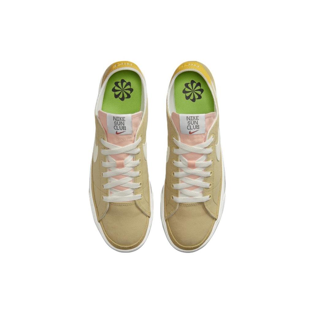 Nike Кроссовки Court Legacy Canvas Next Nature 'Пшеничная Трава Парус' Коричневый Белый Мужские DV0516-700