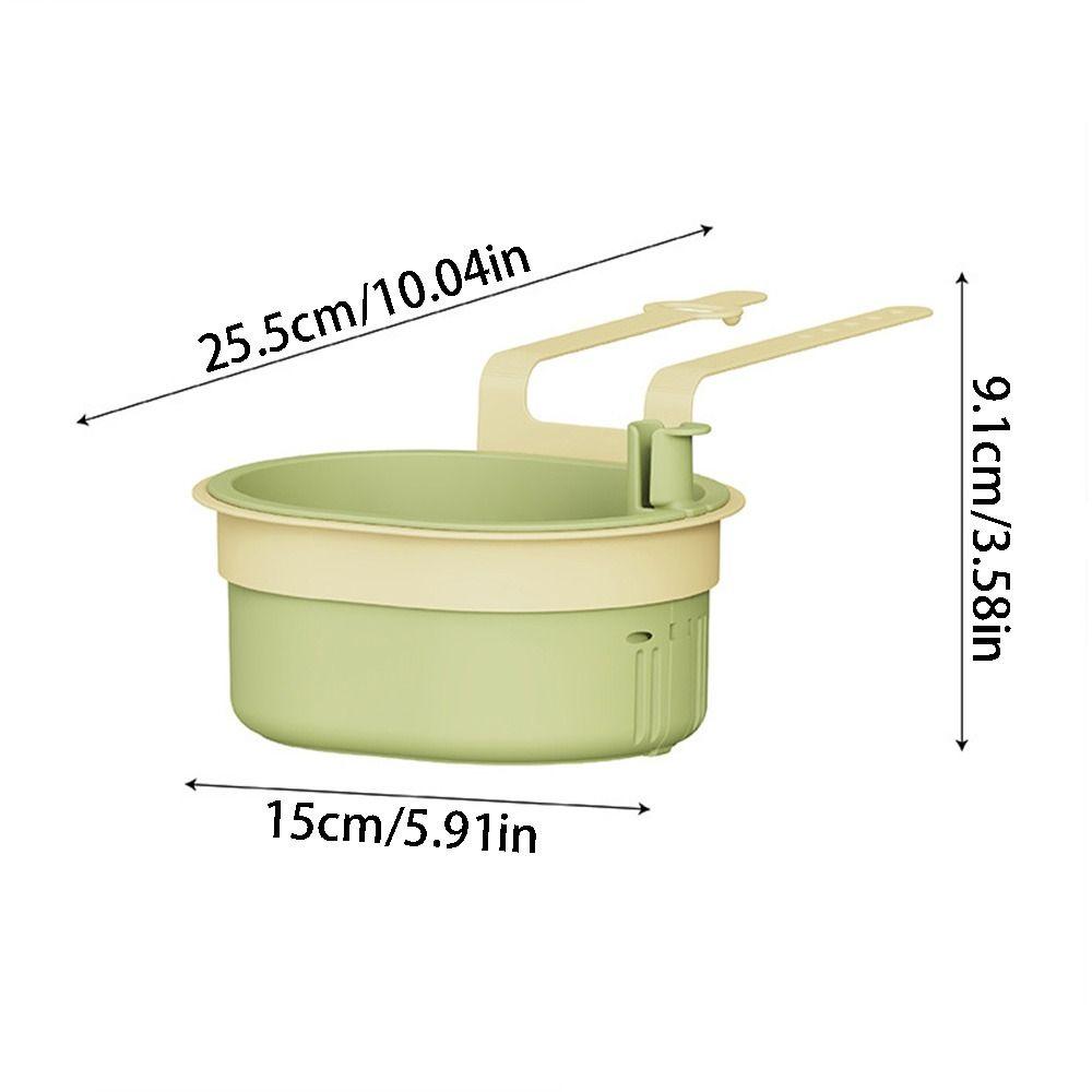 2Pcs Detachable Sink Hanging Strainer Basket Creative Food Residue Separator Kitchen Accessories