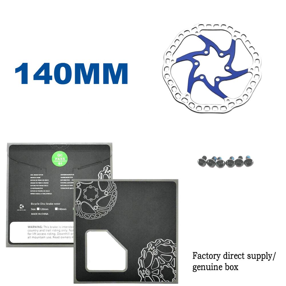 140/160/180 мм сверхлегкий велосипедный гидравлический дисковый тормоз роторы горный велосипед шоссейный гоночный велосипед ротор тормозного диска с 6 болтами