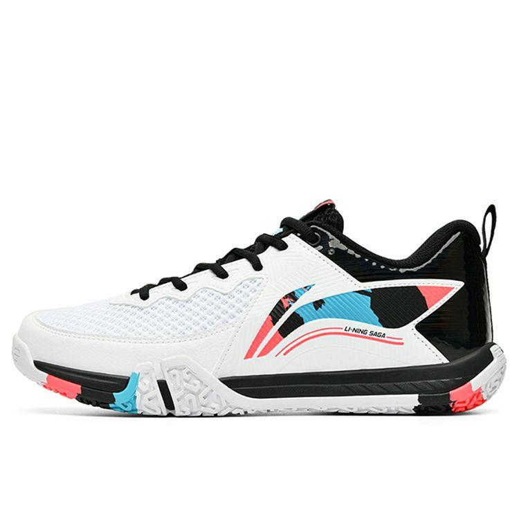 Li-Ning Ground Flight II Lite нескользящие износостойкие низкие кроссовки для бадминтона унисекс белые AYTT003-2