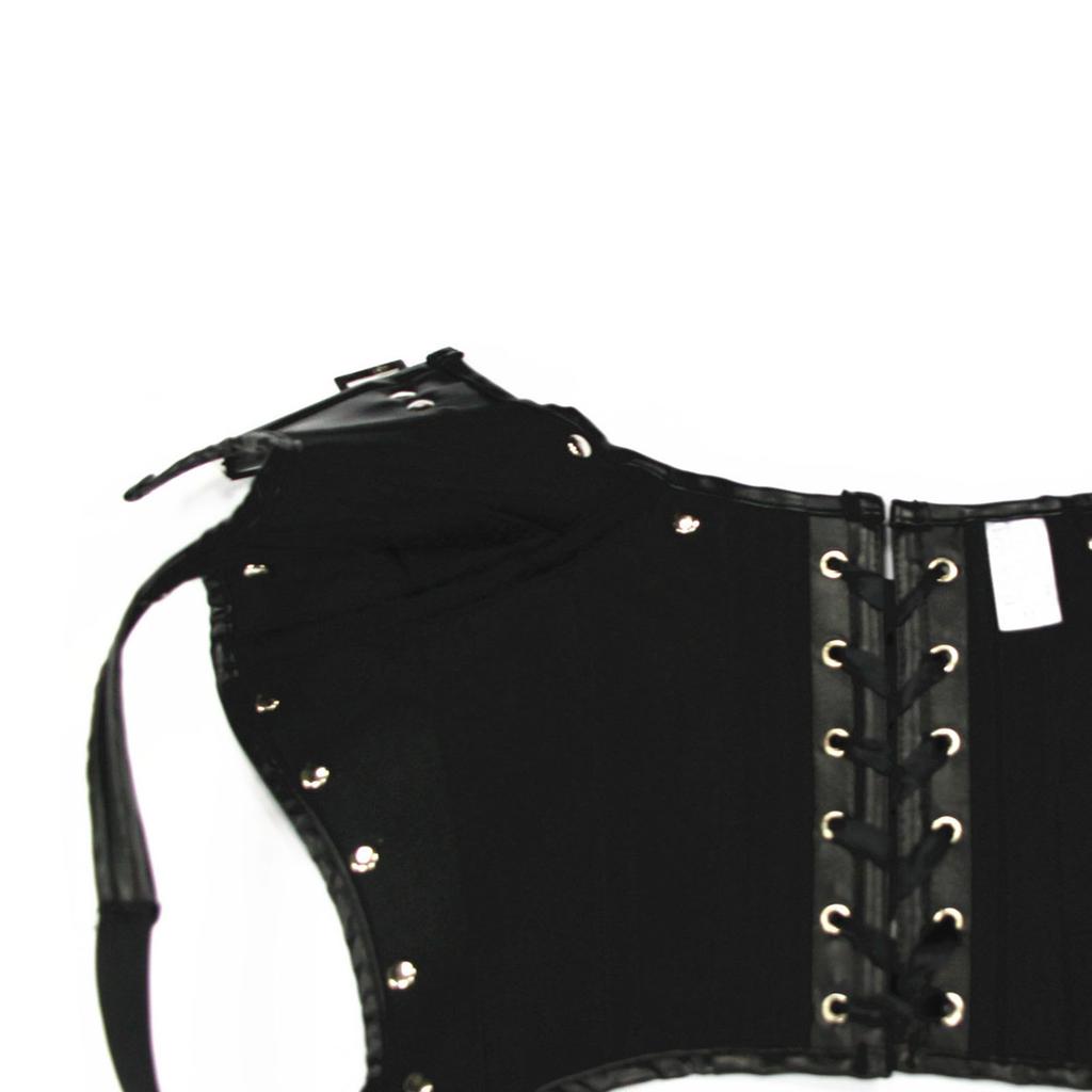 Кожаное плечевое покрытие накидка пояс костюм для косплея вечеринки женская броня шаль шарф ПУ кожа панк готика рыцарская броня