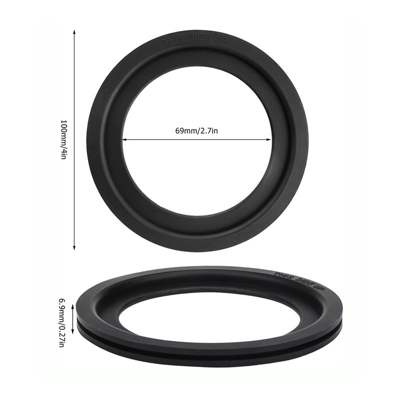 For Dometic RV 300 310 320 301 Toilet Flush Ball Seal 385311658 2PCS Motorhome Camper Trailer Toilets Accessories