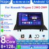 2din Android Autoradio for Renault Megane 2 2002-2009 Car Radio Multimedia Video Player GPS Nav Head Unit Carplay 4G Intelligent Screen RDS FM