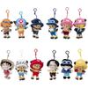 One Piece Luffy & Chopper Keychain Plush Doll - Anime Cartoon Accessory