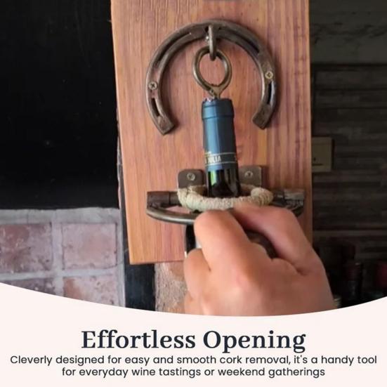 Винтажная подкова открывалка для бутылок Yousheng Настенная декоративная открывалка для бутылок Рустикальный промышленный декор для кухни, бара, патио, мужской берлоги