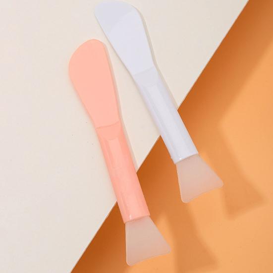 Силиконовая кисть для маски, двусторонняя мягкая гигиеническая кисть для макияжа с плоской головкой, кисть для маски для нанесения