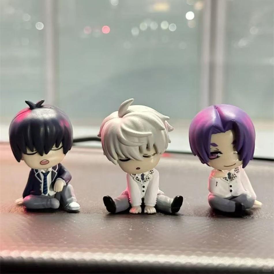New Blue Lock Gk Anime Figure Isagi Yoichi Bachira Best Shoulder To Shoulder Sleep Q-Version Kawaii Model Statue Boy Toy Present