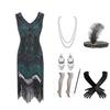 1920s Gatsby-Inspired Beaded Sequin Fringe Dress - Retro Evening Style for Women