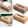 Drawer Design Solid Wood Tissue Box Simple Tissue Holder Desktop Ornament Tissue Case  Bathroom