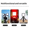 Pocket Full Color RGB Fill Light Portable LED Video Mini Fill Light For Camera Smart Phone For Laptop Camera Adjustable RGB Lamp
