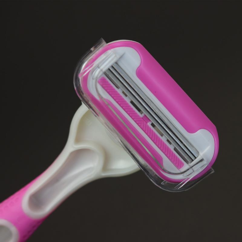 1 ручка + 4 лезвия, безопасная бритва, инструмент для бритья тела, безвредное лезвие, чистое бритье, лезвие для стрижки волос, чистая бритва для подмышек