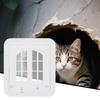 Self-Closing Pet Lockable Screen Door Reinforced Cat Door Hole Dog Screen Door  House Accessories