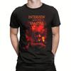 Men's "Date with Vampires" Movie Theme Retro Cotton T-shirt Printed Clothing Oversized T Shirt