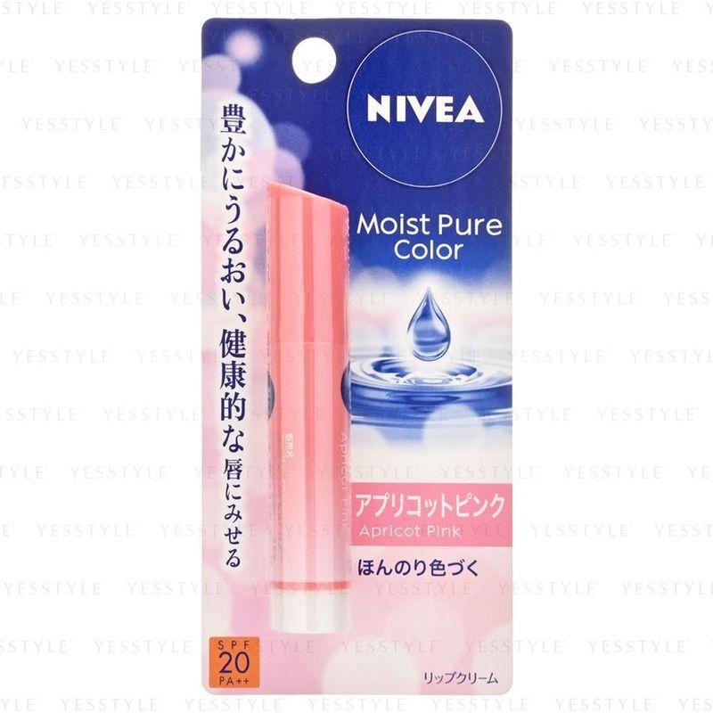 Nivea Япония - Увлажняющий бальзам для губ Pure Color SPF 20 PA++