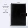 with Buckle Meeting Record Book PU Leather Hardcover Notebook Business Notebook  Office Stationery
