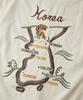 ВЫДАЮЩАЯСЯ Винтажная Половина Рубашки-Сувенира_Слоновая Кость