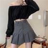 Fashion Pleated Skirt Women Y2k Harajuku White Pencil Skirt Uniforms Safety Pants Summer Solid Color Casual Mini Kawaii Skirt
