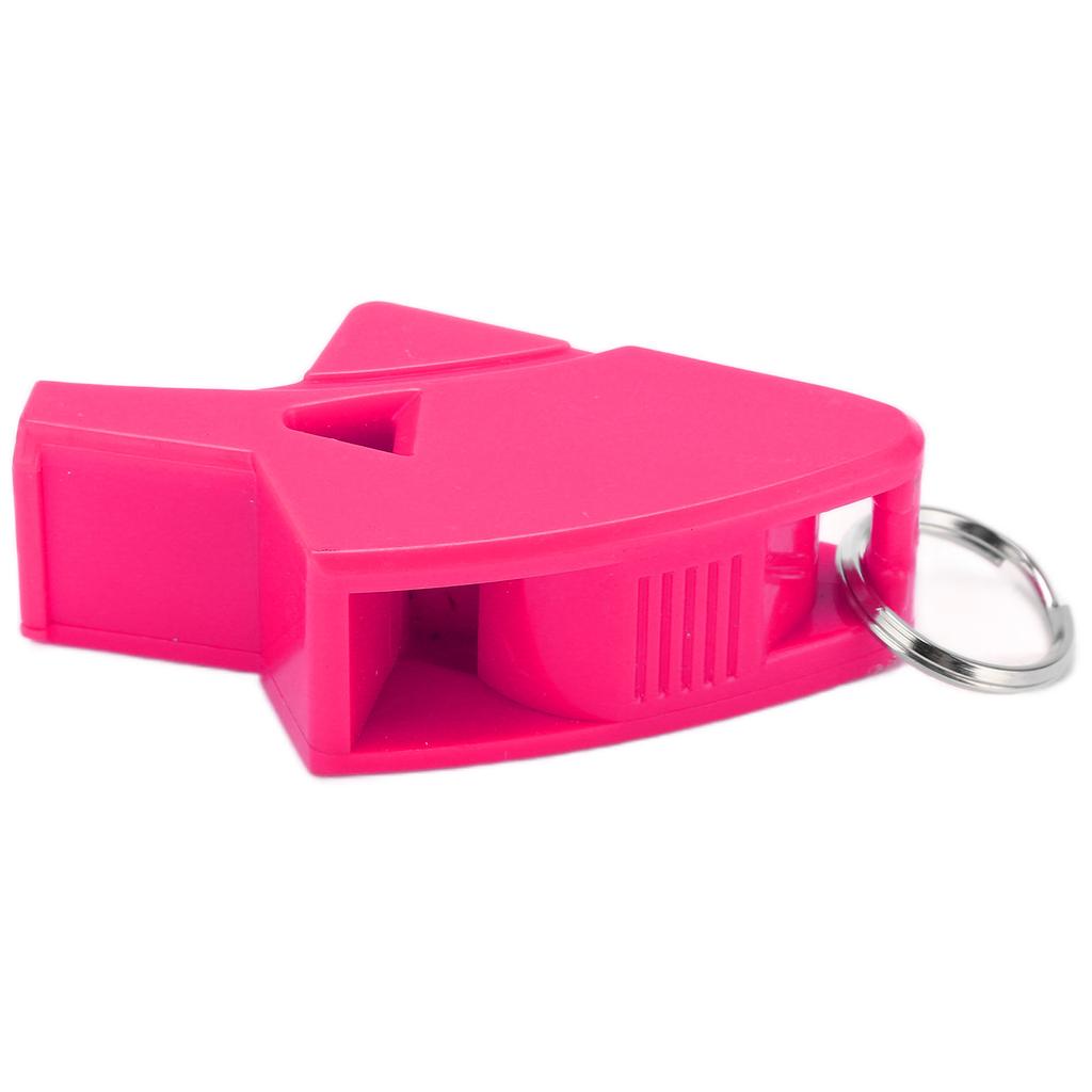 Referee Dolphin Whistle Sturdy Durable Resounding Crisp Portable Sound Whistle for CompetitionsRose Red